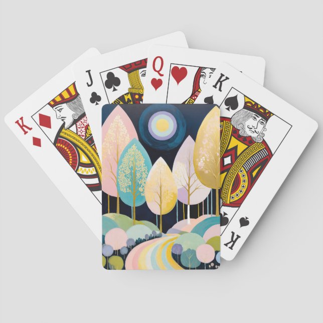 Wald von Lumina Spielkarten (Rückseite)