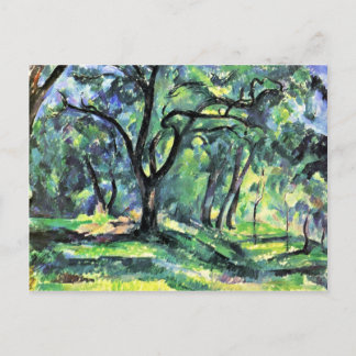 Wald von Paul Cézanne (Beste Qualität) Postkarte