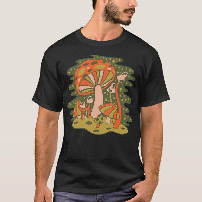 Wald von Pilzen T-Shirt (Vorderseite)