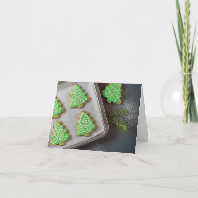 Wald von Zuckerrüben Feiertagskarte (Vorderseite)