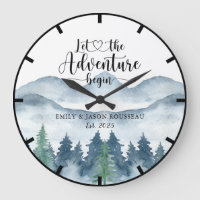 Wald Wasserfarbengebirge Hochzeiten
