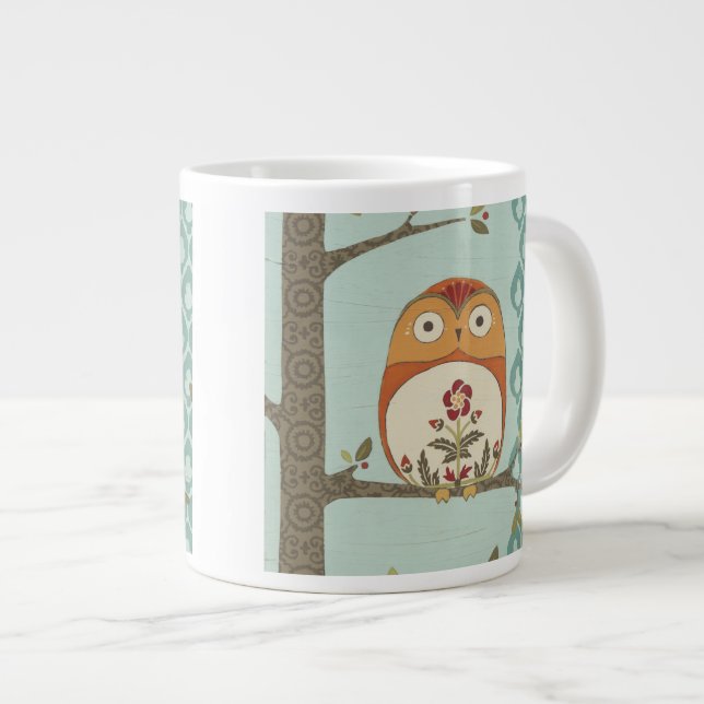 Wald Whimsy II Jumbo-Tasse (Vorderseite Rechts)