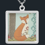 Wald Whimsy III Versilberte Kette<br><div class="desc">Tiere</div>