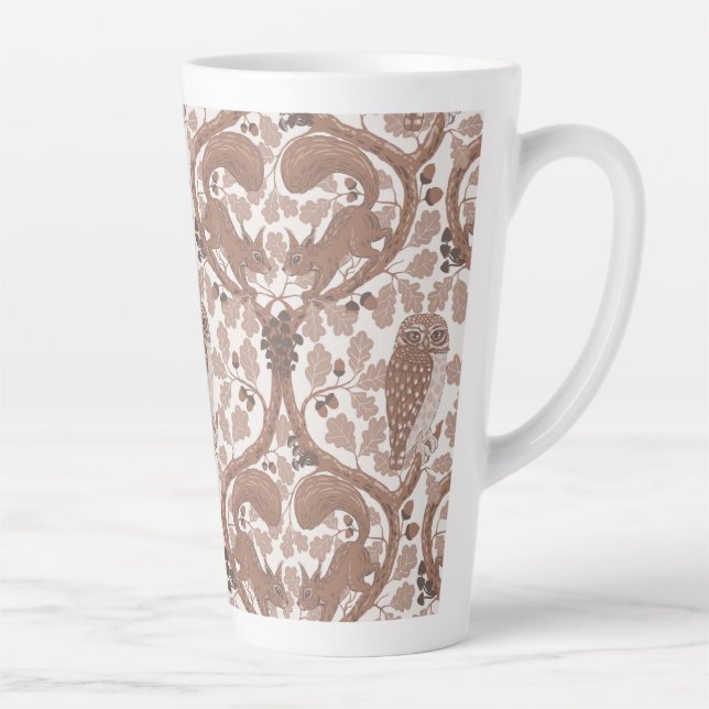 Wald-Whispers/Eichhörnchen und Eichhörnchen in der Milchtasse (Rechts)
