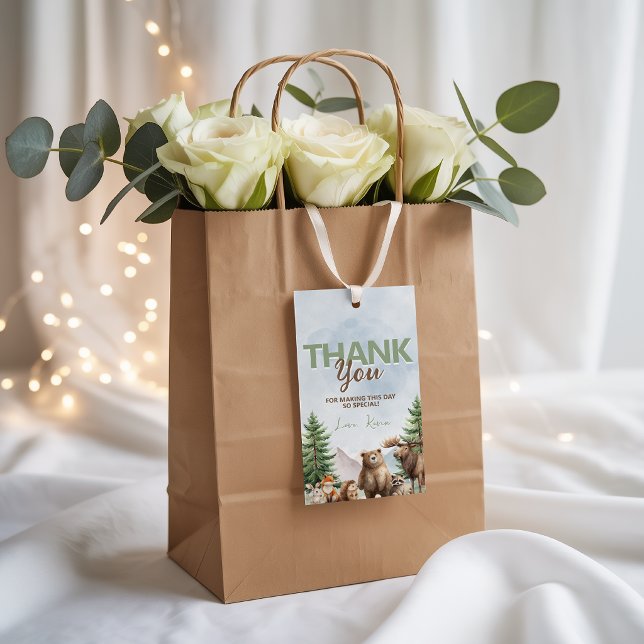 Wald-Wild-Eins-Wald-Geschenkanhänger Geschenkanhänger (Von Creator hochgeladen)