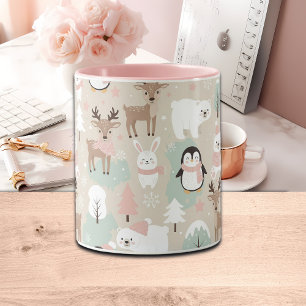 Wald-Wunderwald-Tiere Winter Tasse