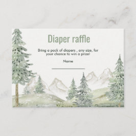 Waldabenteuer beginnt Babyduschkarte Begleitkarte