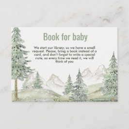 Waldabenteuer beginnt Babyduschkarte Begleitkarte