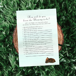 Waldabenteuer, das Mommy Best Bears Game kennt Einladung