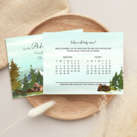 Waldabenteuer-Ratschläge, wenn Baby-Spielkarte ank