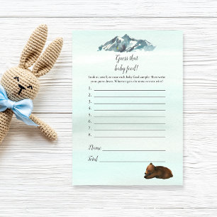 Waldabenteuer schätzen, dass Baby Food Bears Spiel Einladung