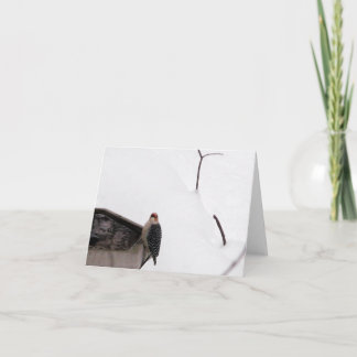 Waldanmerkungs-Karten-Specht Karte