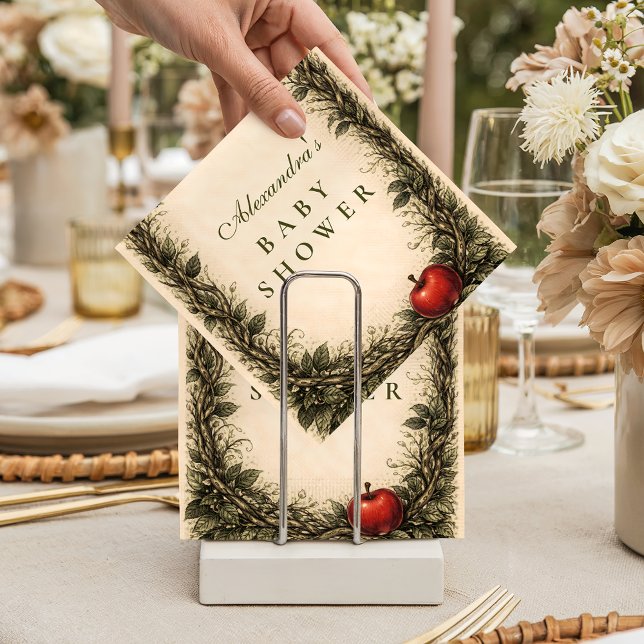 Waldapfel-Wald-Baby-Party Serviette (Von Creator hochgeladen)