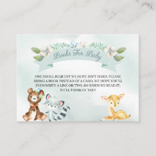 WaldBaby-Bücher für Baby-Einschließungs-Karte Begleitkarte