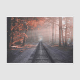 Waldbahnstrecken 22 Dekoupage Tissue Paper Seidenpapier