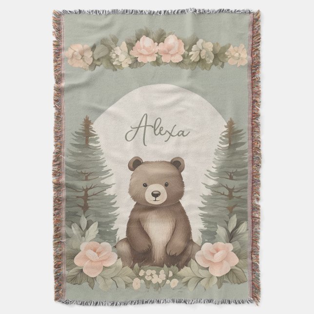 Waldbär Decke (Vorderseite Vertikal)