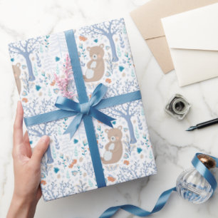 Waldbär Geschenkpapier