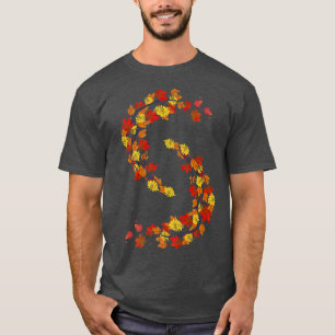 Waldbaum Blätter Herbst Natur Blätter Farbenfroh F T-Shirt