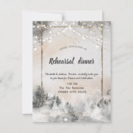 Waldbaum Waldland Probe Abendessen Einladung