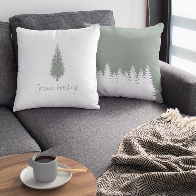 Waldbaumen Weihnachten Kissen (Von Creator hochgeladen)