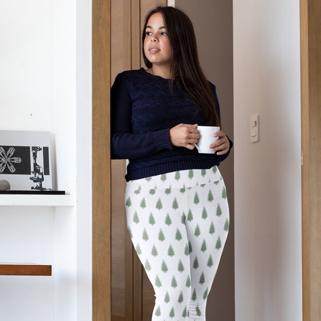 Waldbaumen Weihnachten Leggings (Von Creator hochgeladen)