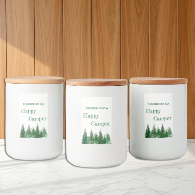 Waldbaumen zum Geburtstag Lebensmitteletikett (Von Creator hochgeladen)