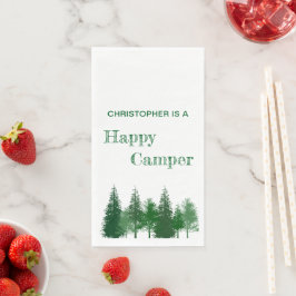 Waldbaumen zum Geburtstag Serviette