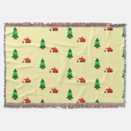 Waldbaummuster - Gemütliches Naturdesign Decke