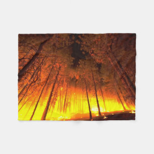 Waldbrand Fleecedecke
