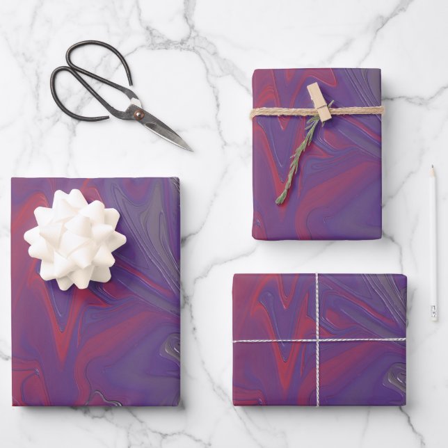 Waldbrand Geschenkpapier Set (Vorderseite)