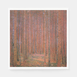 Waldbrand (von Gustav Klimt) Serviette