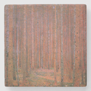 Waldbrand (von Gustav Klimt) Steinuntersetzer