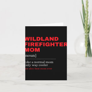 Waldbrandbekämpfer-Mutter-Definition Feuerwehrleut Karte