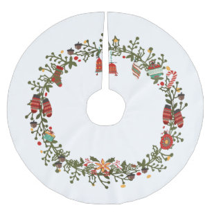 Waldbranddesign - Weihnachtsbaumrock Polyester Weihnachtsbaumdecke