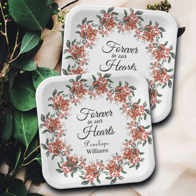 Waldbrände in liebenswertem Gedächtnis Pappteller (Von Creator hochgeladen)