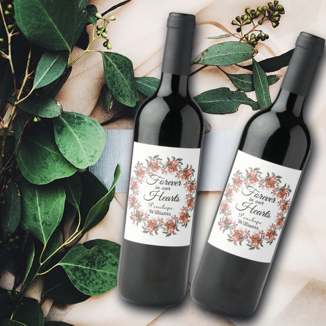 Waldbrände in liebenswertem Gedächtnis Weinetikett (Von Creator hochgeladen)