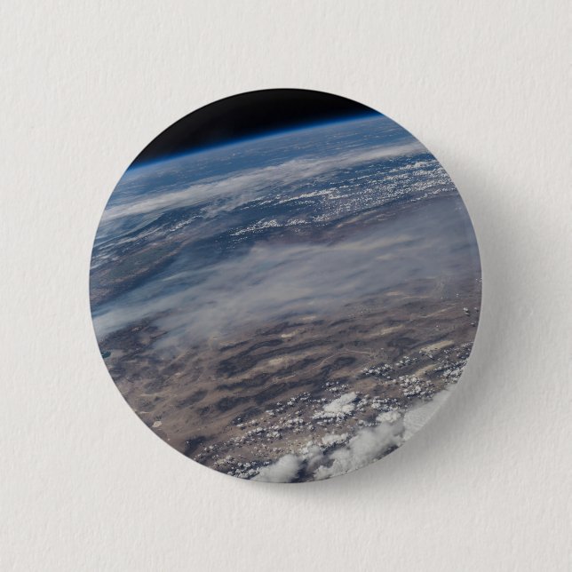 Waldbrände rund um den Yosemite Nationalpark. Button (Vorderseite)