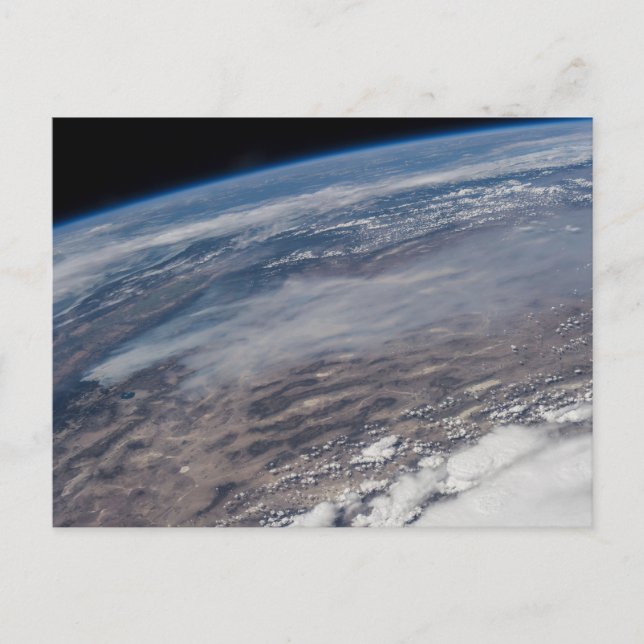 Waldbrände rund um den Yosemite Nationalpark. Postkarte (Vorderseite)