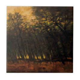 Waldbrände (von Laszlo Mednyanszky) Fliese
