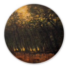 Waldbrände (von Laszlo Mednyanszky) Keramikknauf