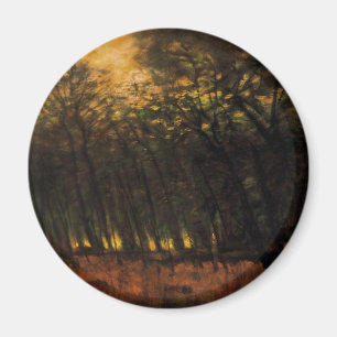 Waldbrände (von Laszlo Mednyanszky) Magnet