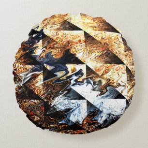 Waldbrandschäden.... Rundes Kissen