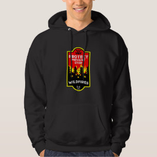 Waldbrandverhütung Hoodie