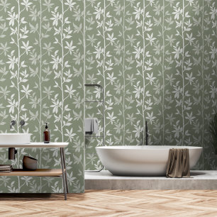 Waldbrise Silhouette L 2b minimal botanisch Tapete