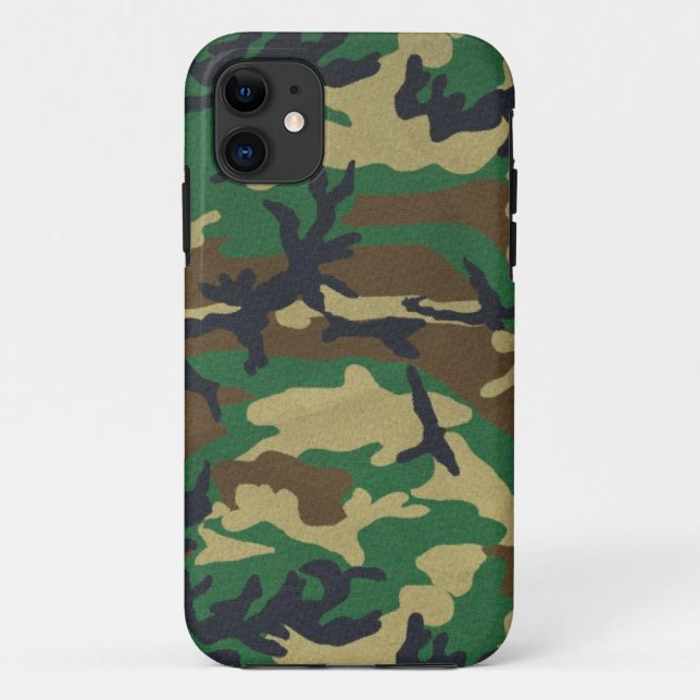 WaldCamouflage Case-Mate iPhone Hülle (Rückseite)