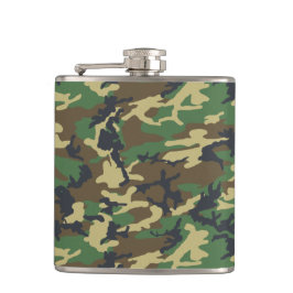 WaldCamouflage Flachmann