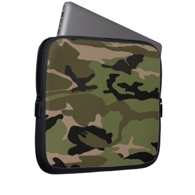 WaldCamouflage Laptopschutzhülle (Vorne Rechts)