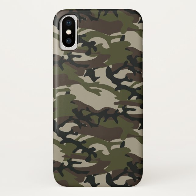 WaldCamouflage-Militär Case-Mate iPhone Hülle (Rückseite)