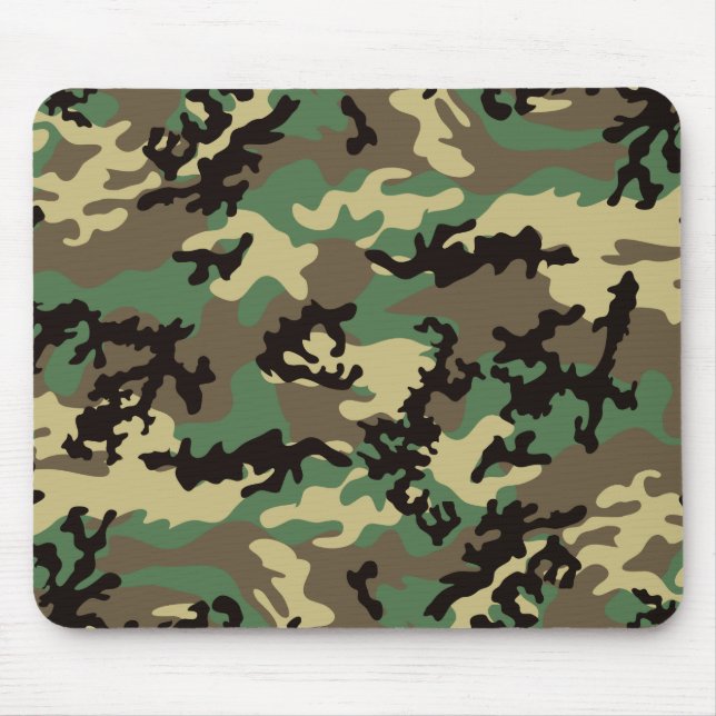 WaldCamouflage Mousepad (Vorne)