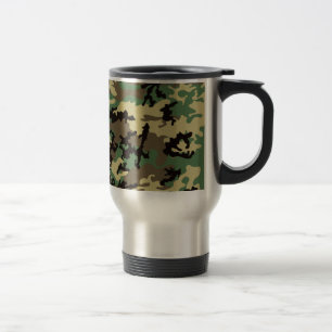 WaldCamouflage-rostfreier Stahl-Reise-Tasse Reisebecher